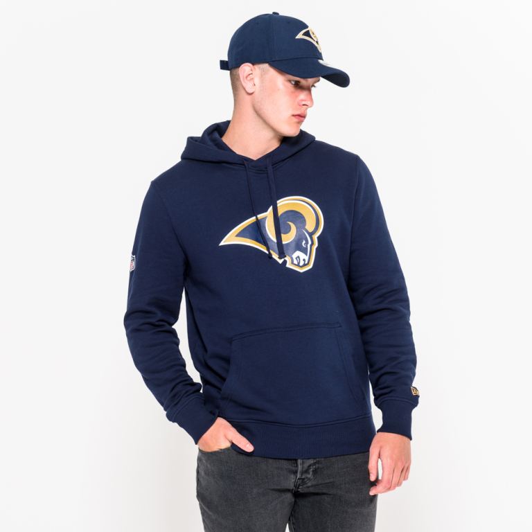 Ropa New Era Nfl Azules - Los Angeles Rams Team Logo Pullover 97360IOUV